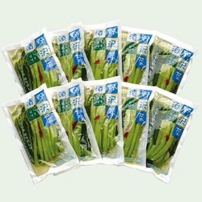 野沢菜漬