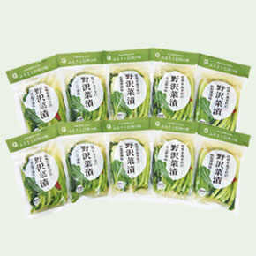 野沢菜漬